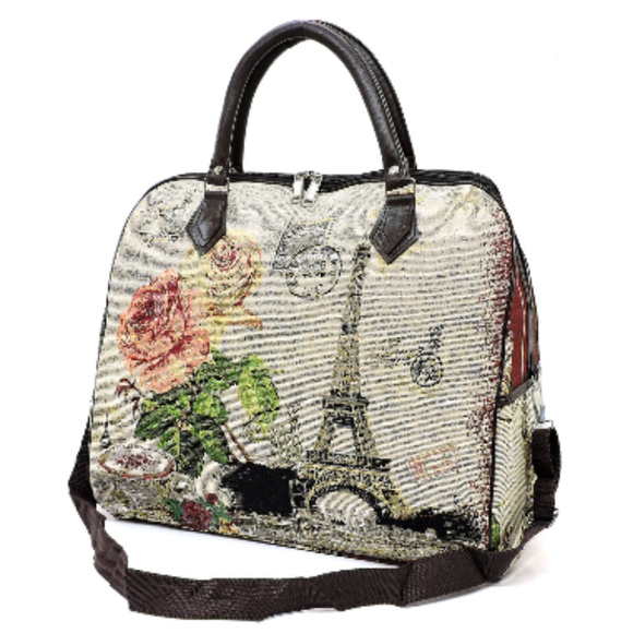 NEW Weekender Overnight Paris Travell Bag #2 - Picture 4 of 6